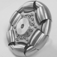 Mecanum Omni Directional Wheel -100mm Stainless Steel 